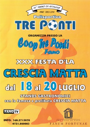 30esima edizione per la Festa della Crescia Matta, dal 18 a Tre Ponti – VIDEO item-thumbnail