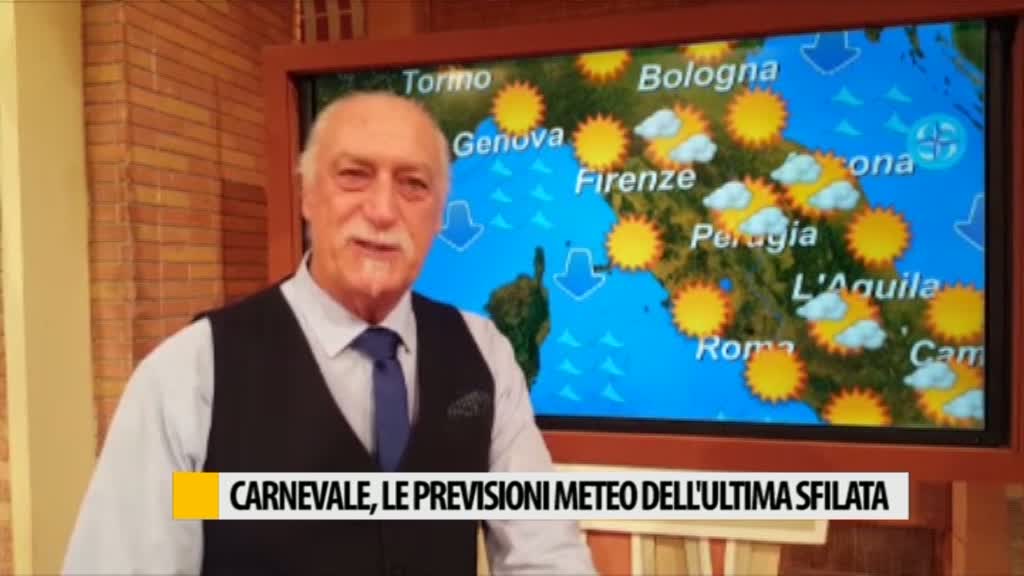Le previsioni meteo per l’ultima domenica del Carnevale di Fano VIDEO