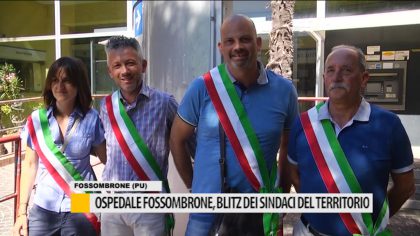 Ospedale Fossombrone, blitz dei sindaci del territorio item-thumbnail