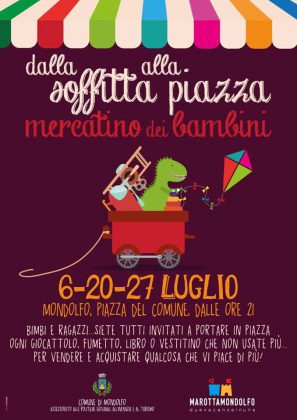 Mondolfo. Il giovedi’ del mercatino dedicato ai bambini “dalla soffitta alla piazza” item-thumbnail