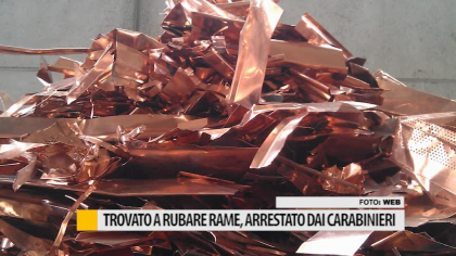 Trovato a rubare rame, arrestato dai Carabinieri a Colli al Metauro – VIDEO item-thumbnail