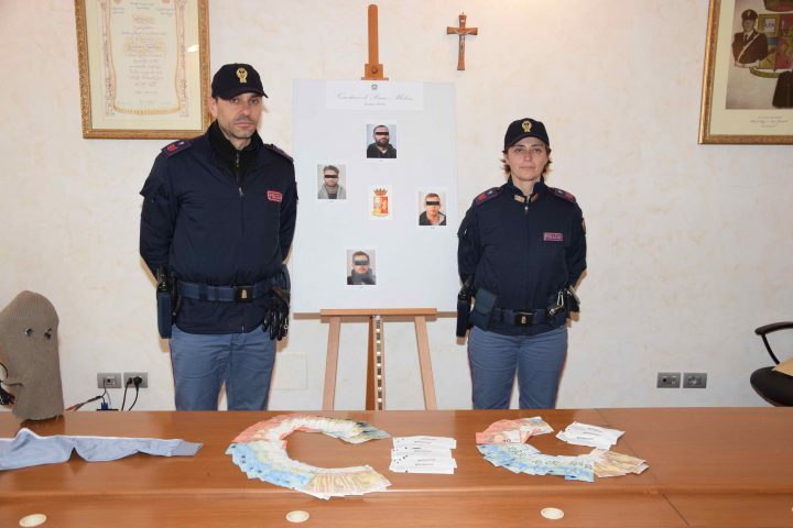 Rapinatori seriali arrestati dalla Polizia