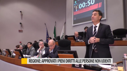 Regione: approvati i pieni diritti alle persone non udenti – VIDEO item-thumbnail