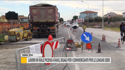 I lavori in viale Piceno a Fano, disagi per i commercianti per lunghe code – VIDEO item-thumbnail