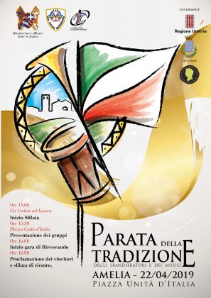“La Pandolfaccia” ad Amelia per la Parata della Tradizione degli sbandieratori e dei musici item-thumbnail