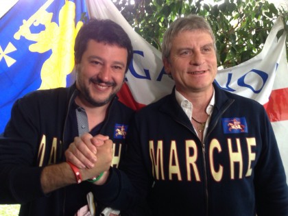 Matteo Salvini e Luca Rodolfo Paolini