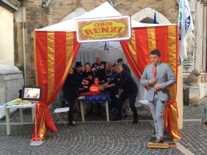 circo renzi stampa