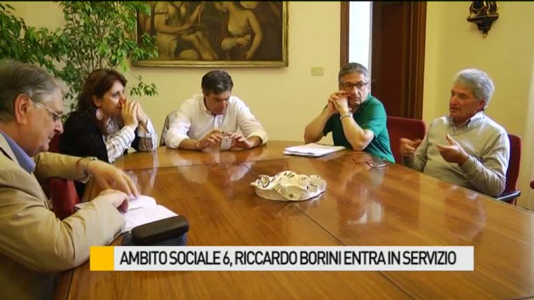 Ambito Sociale 6, Riccardo Borini entra in servizio – VIDEO
