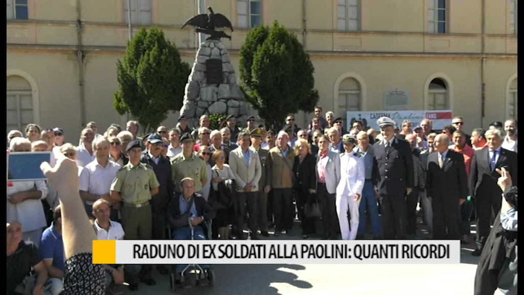 Raduno di ex soldati alla Paolini quanti ricordi VIDEO Occhio alla