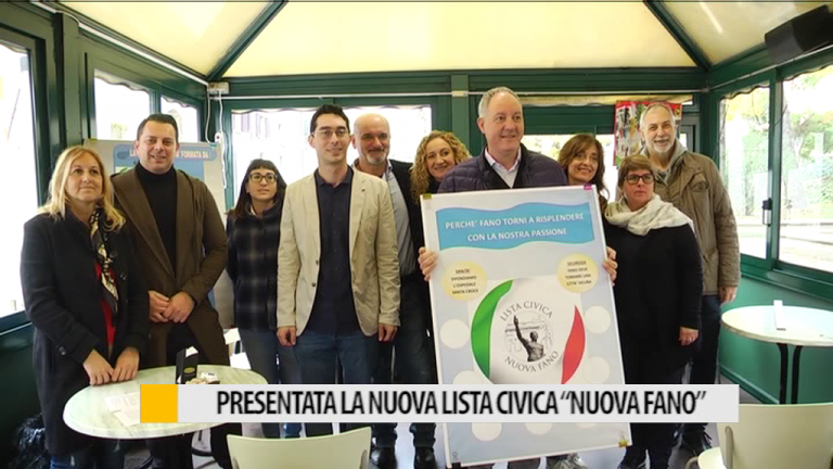 Presentata la nuova lista civica “Nuova Fano” – VIDEO