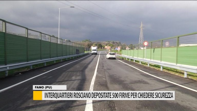 Interquartieri Rosciano: depositate 500 firme per chiedere sicurezza – VIDEO