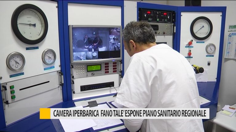 Fano, camera iperbarica: Talè espone il piano sanitario regionale  – VIDEO