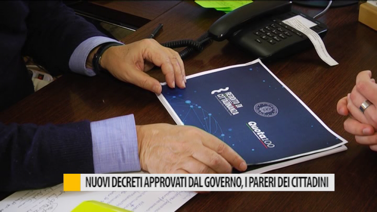 Nuovi decreti approvati dal governo, i pareri dei cittadini – VIDEO