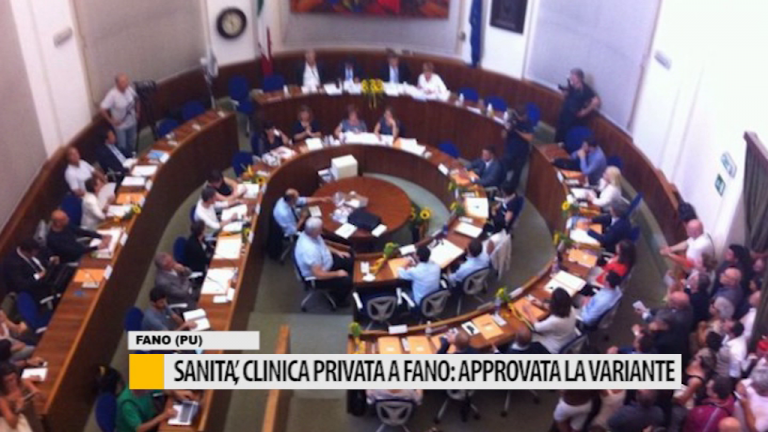Sanità, clinica privata a Fano: approvata la variante –  VIDEO