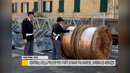 Controlli della Polfer per furti di rame tra Marche, Umbira ed Abruzzo – VIDEO item-thumbnail