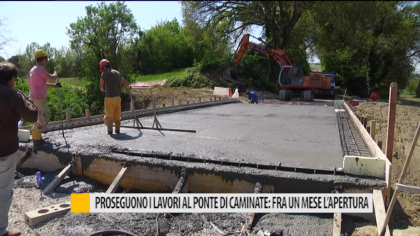 Proseguono i lavori al ponte di Caminate: fra un mese l’apertura – VIDEO item-thumbnail