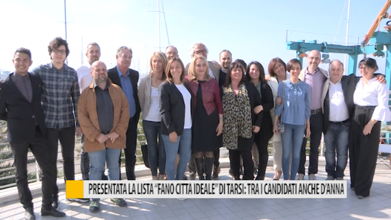 Presentata la lista “Fano città ideale” di Tarsi: tra i candidati anche d’Anna – VIDEO
