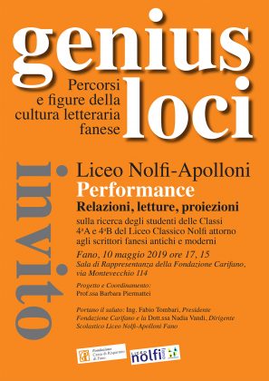 Genius Loci, opere e figure della cultura fanese: gli studenti presentano uno studio item-thumbnail