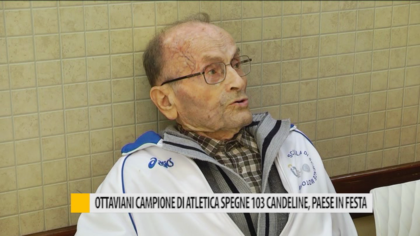 Ottaviani campione di atletica spegna 103 candeline, paese in festa – VIDEO item-thumbnail