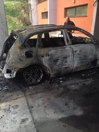 Auto in fiamme nella notte. Distrutta l’auto di un noto medico Fanese (VIDEO E FOTO) item-thumbnail