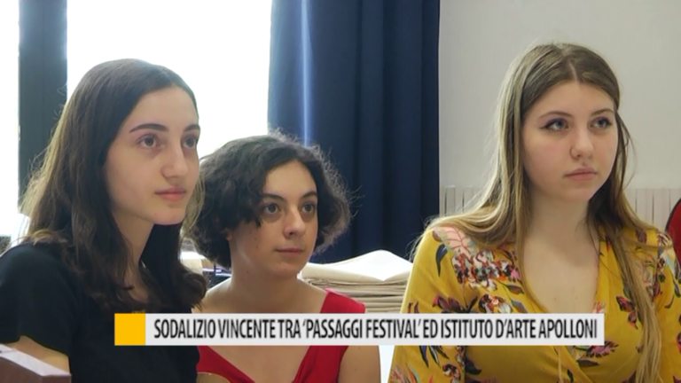 Sodalizio vincente tra Passaggi Festival ed istituto d’arte Apolloni – VIDEO