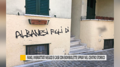 Fano, imbrattati negozi e case con bombolette spray nel centro storico – VIDEO item-thumbnail