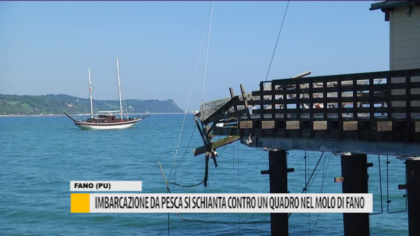 Imbarcazione da pesca si schianta contro un quadro nel molo di Fano – VIDEO item-thumbnail