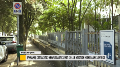 Pesaro, cittadino segnala incuria delle strade e marciapiedi – VIDEO item-thumbnail