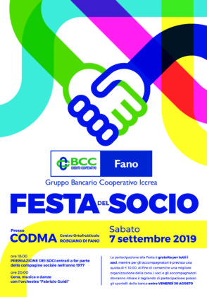 Sabato la Festa del Socio BCC Fano: una banca che favorisce lo sviluppo economico e sociale del territorio item-thumbnail
