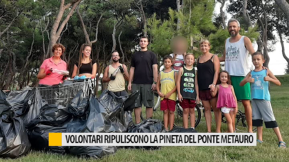 Volontari ripuliscono la pineta del ponte Metauro – VIDEO item-thumbnail