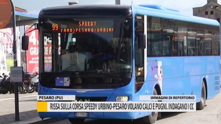Rissa sulla corsa speedy Urbino-Pesaro volano calci e pugni. indagano i Carabinieri – VIDEO