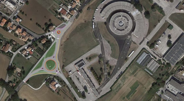 Approvato il progetto per la realizzazione di una nuova rotatoria a Rosciano di Fano