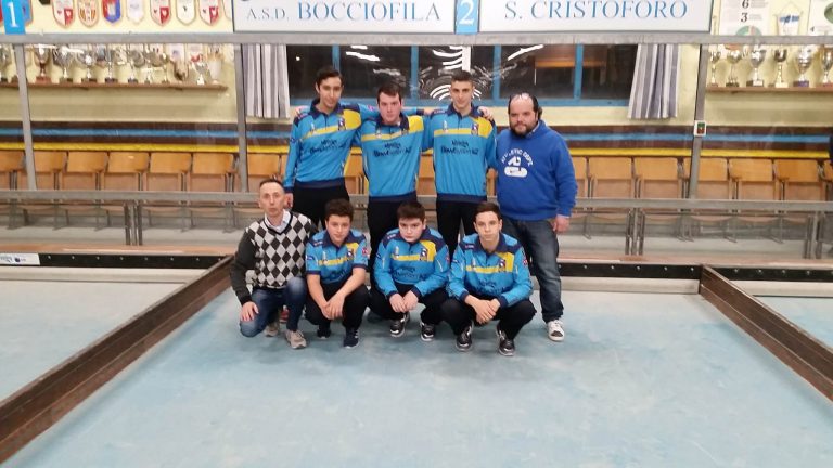 Bocce: la San Cristoforo Fano alla Final Eight del Campionato Italiano Juniores