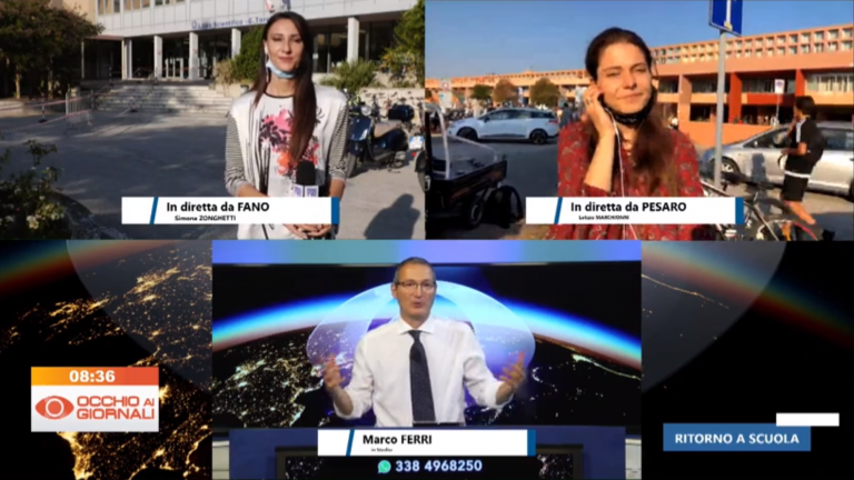 Scuola: è suonata la campanella. Ecco la situazione a Fano e Pesaro – VIDEO