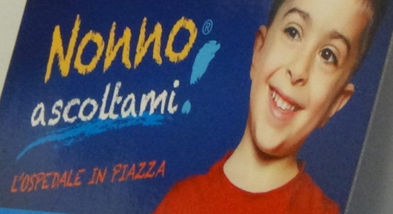 Pesaro: al via “Nonno Ascoltami! – L’Ospedale in piazza”