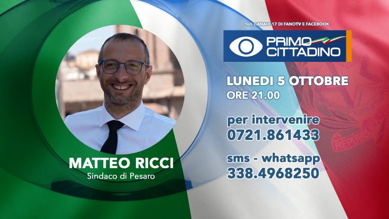 ‘Primo Cittadino’: i sindaci in diretta su FanoTV da lunedì 5 ottobre
