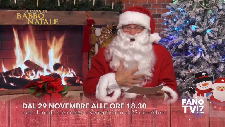Su FanoTV torna l’appuntamento con “A Casa di Babbo Natale” – VIDEO