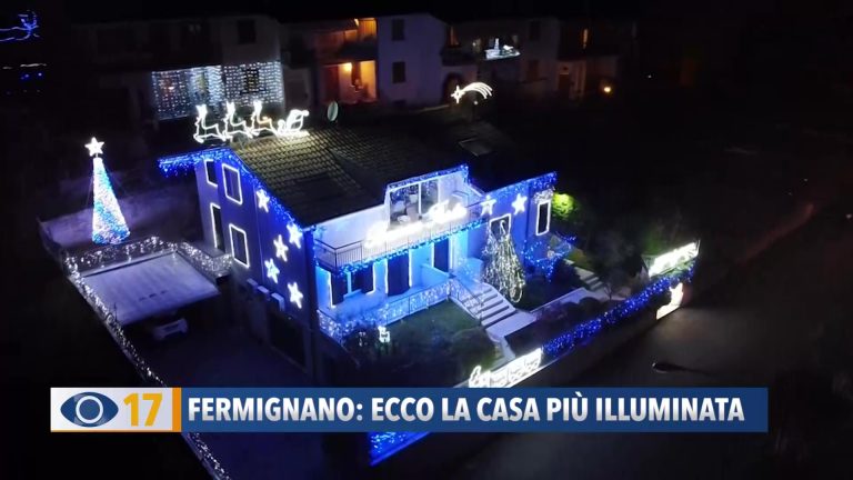 Natale a Fermignano: ecco la casa più illuminata – VIDEO
