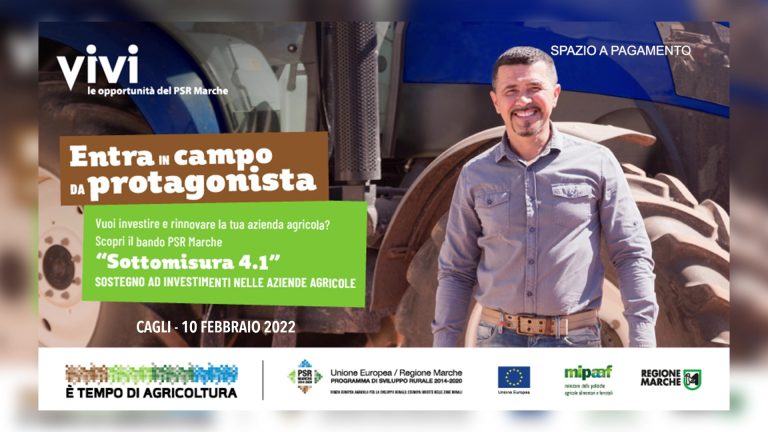 Presentazione bando PSR Marche – ‘sottomisura 4.1’