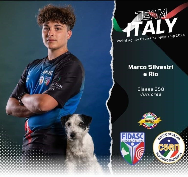 Mercoledì Marco Silvestri e Rio esordiranno al Mondiale Wao in Olanda