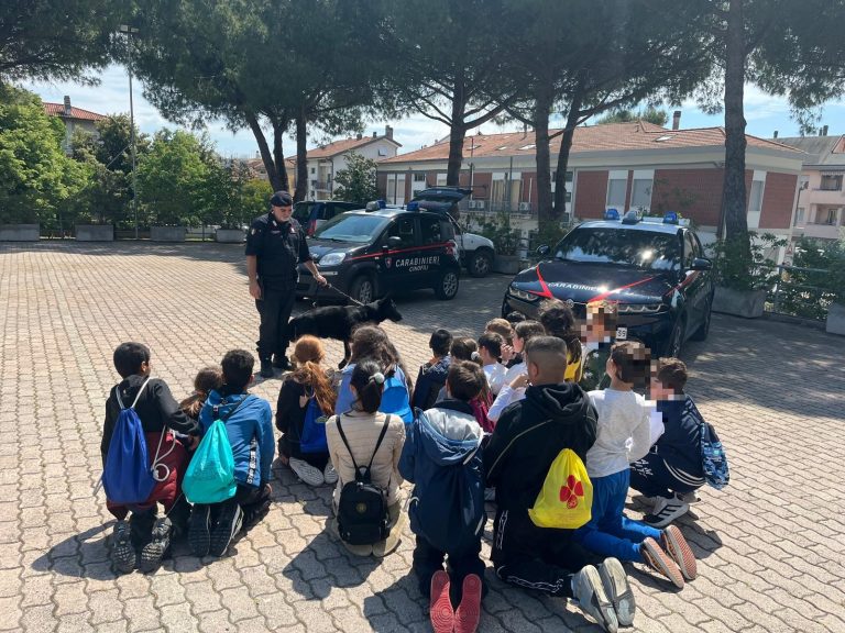 Studenti in visita al Comando Provinciale Carabinieri di Pesaro Urbino