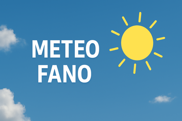 Fano, il meteo di oggi: nubi sparse e temperature estive fino a 30°C