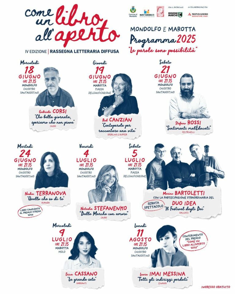 Red Canzian, Gabriele Corsi, Natasha Stefanenko: ecco i protagonisti di “Come un libro all’aperto”