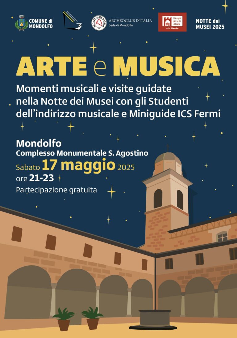 Mondolfo: momenti musicali e visite guidate nella Notte dei Musei con gli Studenti dell’ICS Fermi