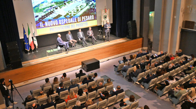 Nuovo ospedale Pesaro, Acquaroli: ”Sarà un nosocomio all’avanguardia a livello nazionale”