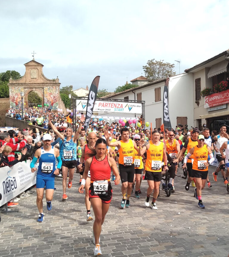 Domenica la 21esima ColleMar-athon, dal Colle di Barchi di Terre Roveresche al Mare di Fano: più di 1.500 gli iscritti
