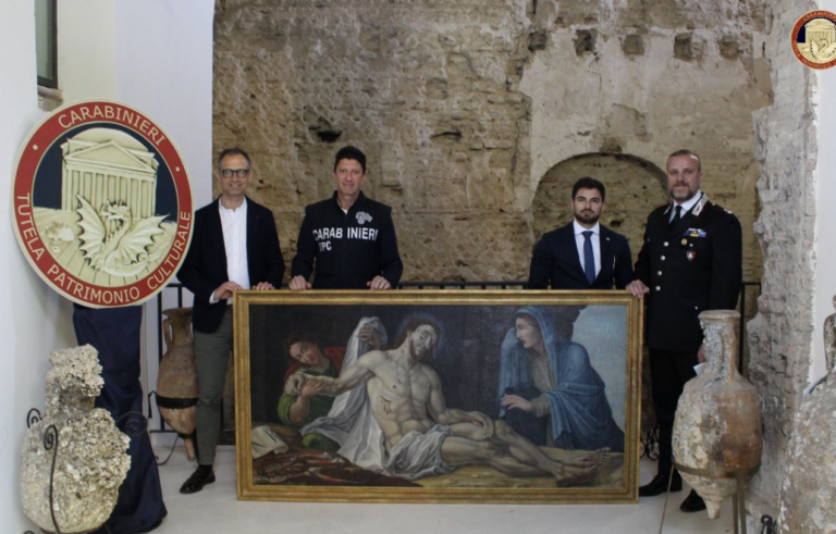 Carabinieri,  il Nucleo TPC presenta i dati 2024: 17.705 beni culturali recuperati, due importanti restituzioni a Pesaro e Sirolo