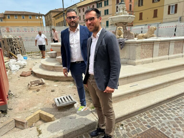 Fano, Fontana di Piazza XX Settembre: ripartono i lavori il 3 giugno