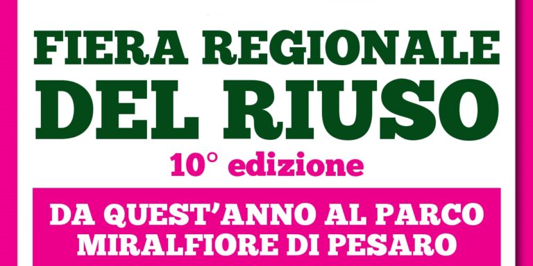A Pesaro la decima edizione della ‘Fiera regionale del Riuso’: tutte le info