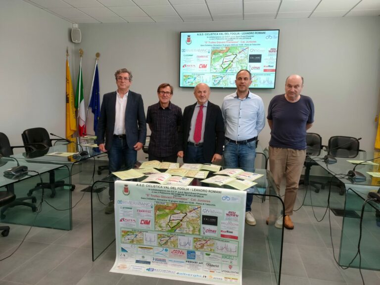 A Vallefoglia la presentazione ufficiale dell’8° “Trofeo Giovani Promesse”, gara ciclistica categoria Juniores